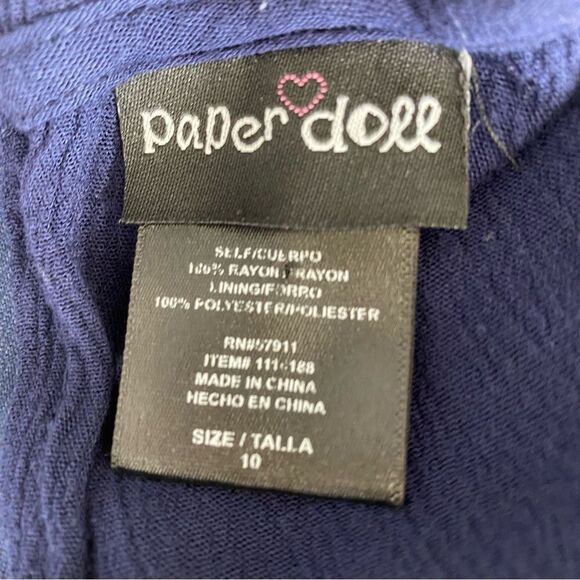 Paper Doll Tribal Stripes High Front Back Low Sides - Picture 8 of 9